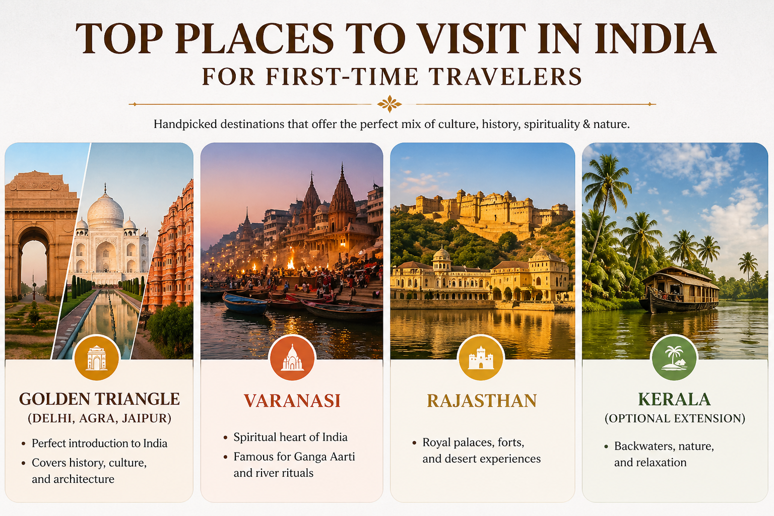 Top places to visit in India