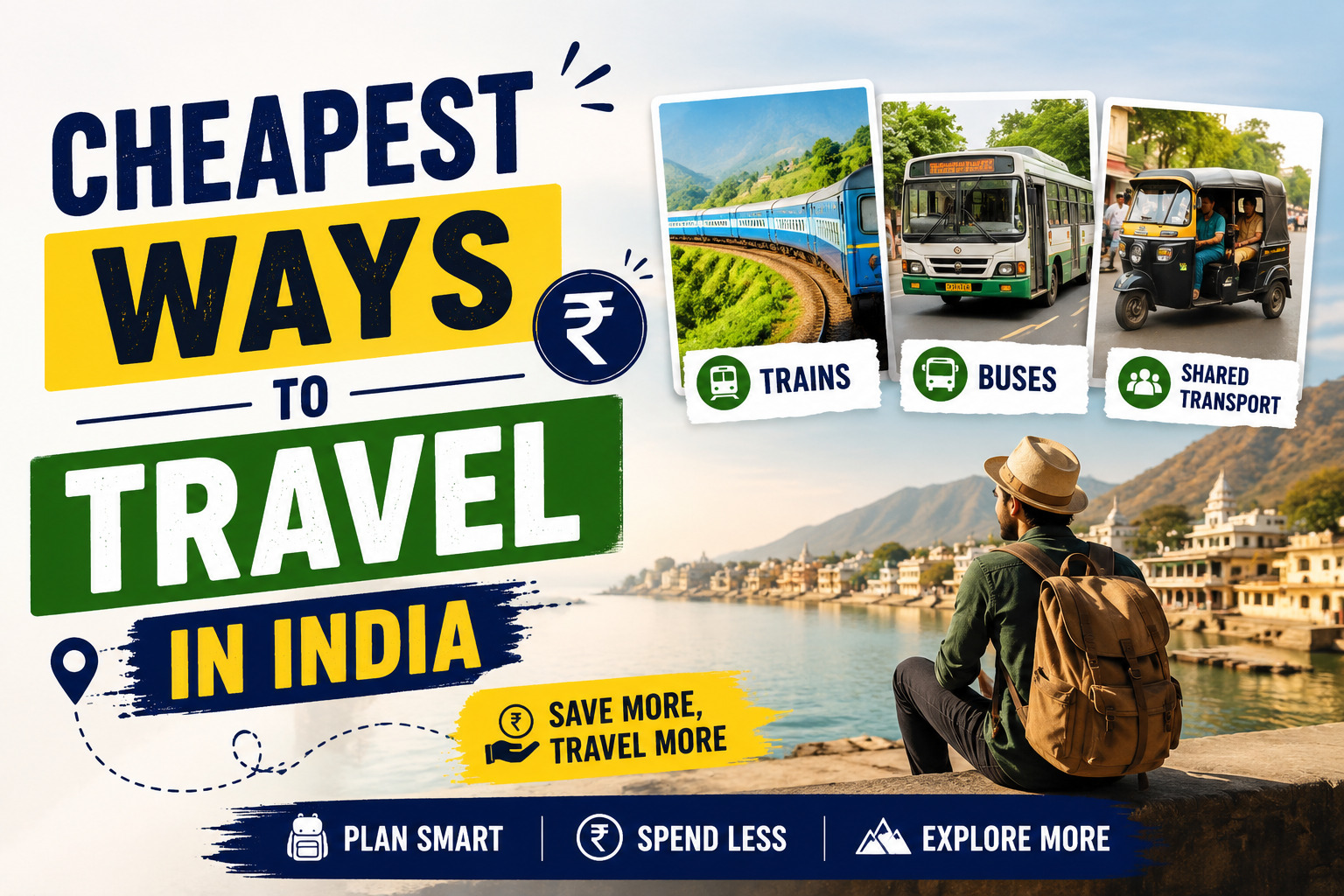 Cheapest Ways to Travel in India