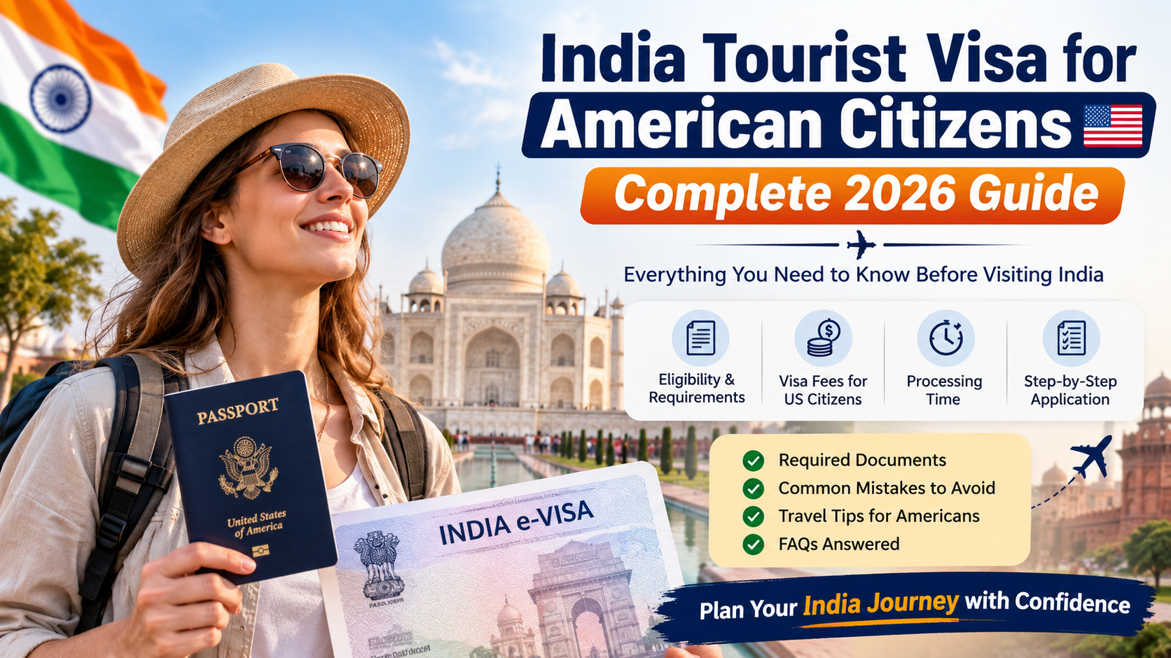 India Tourist Visa for American Citizens
