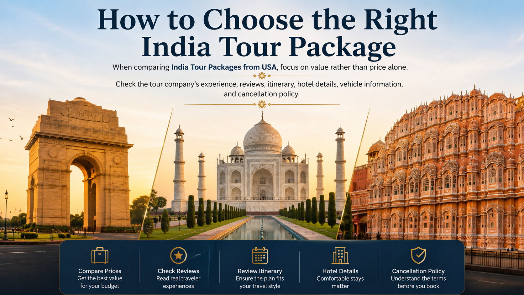 Golden Triangle Tours from USA