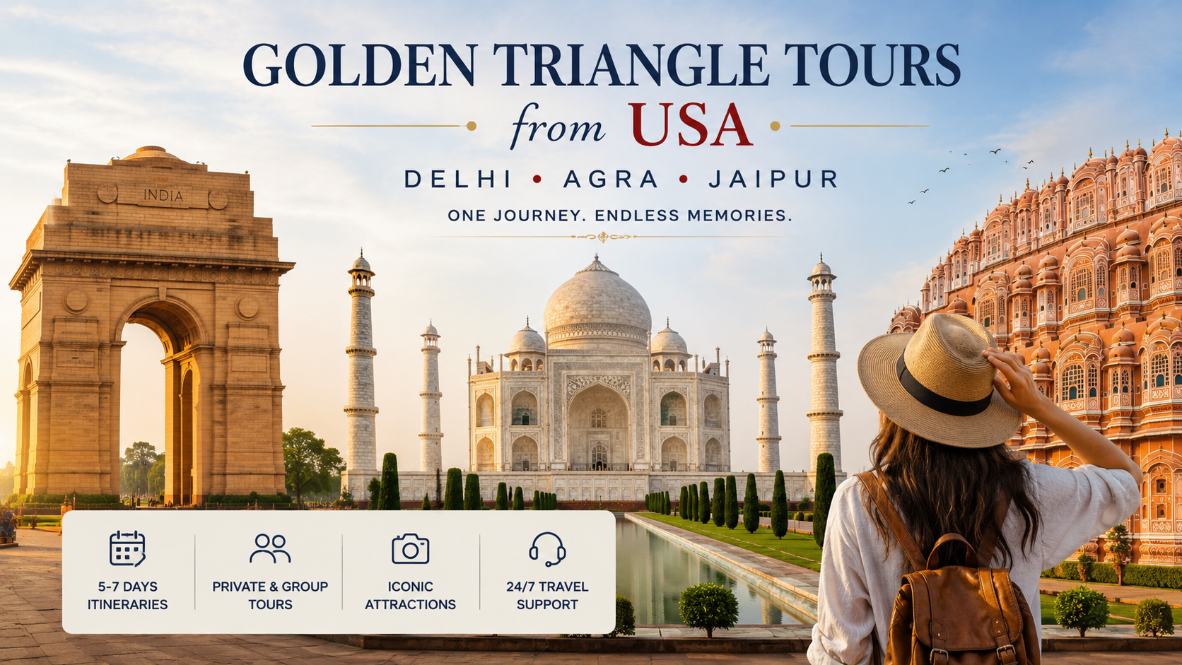 Golden Triangle Tours from USA